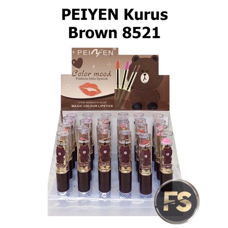 “SATUAN” LIPSTIK PEIYEN KURUS BROWN 8521