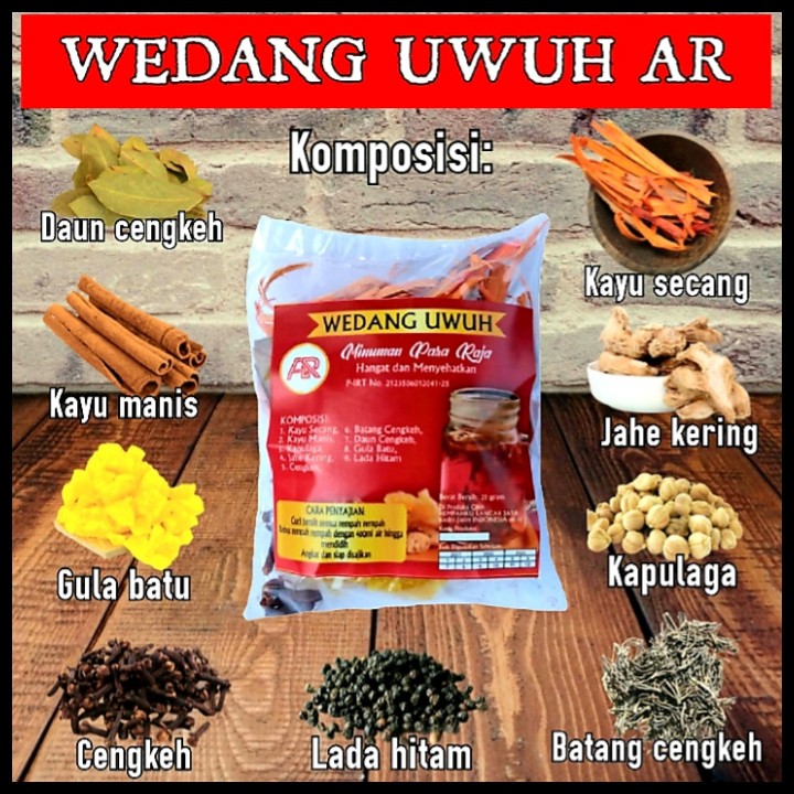 WEDANG UWUH AR KEMASAN BESAR 30gr