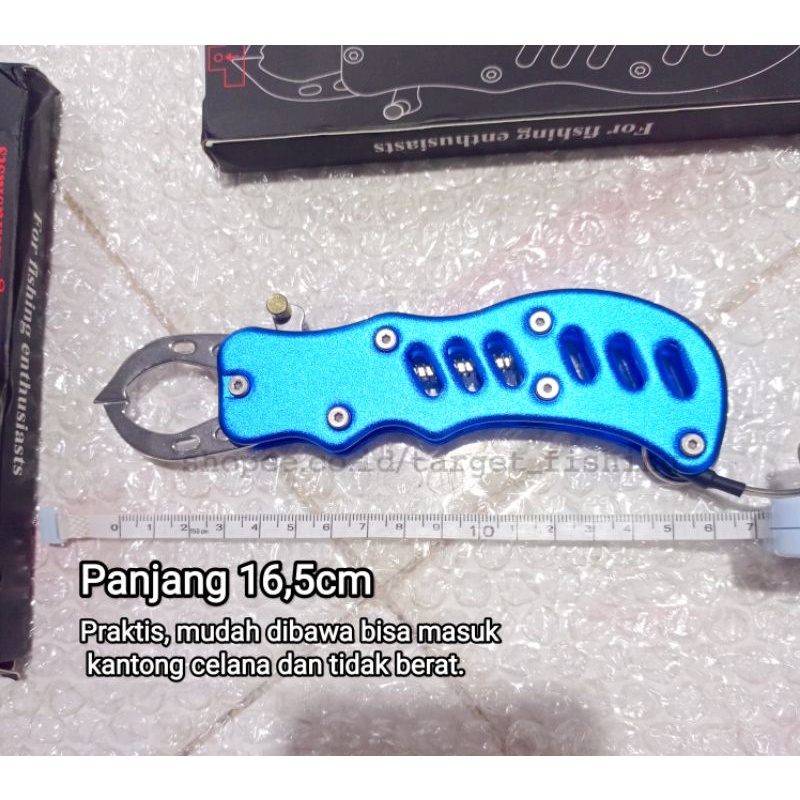 Mini Lip Grip CNC Stainless - Penjepit Mulut Ikan Lipgrip Casting Ringan Anti Karat