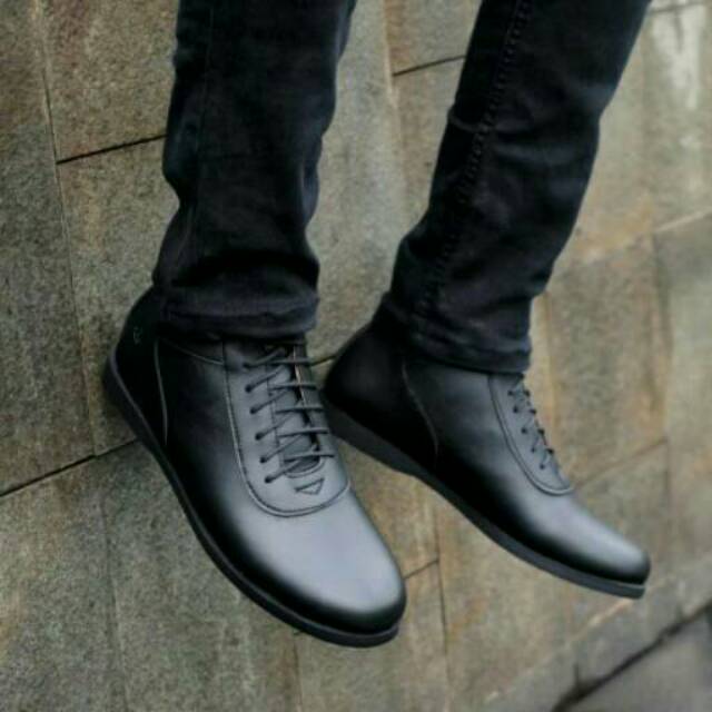 Valiryan | Sepatu Boots Pria Casual Vintage Semi Kulit Best Seller Kerja Santai Kuliah Fashion