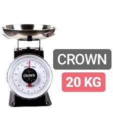 Timbangan Duduk-Jarum 20 kg CROWN  Stainless-Barang kokoh