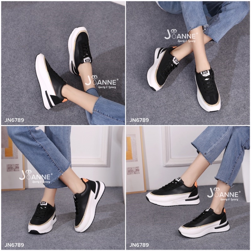 RESTOCK! [ORIGINAL] JOANNE Leather Sporty Sneakers Shoes Sepatu Wanita #JN6789