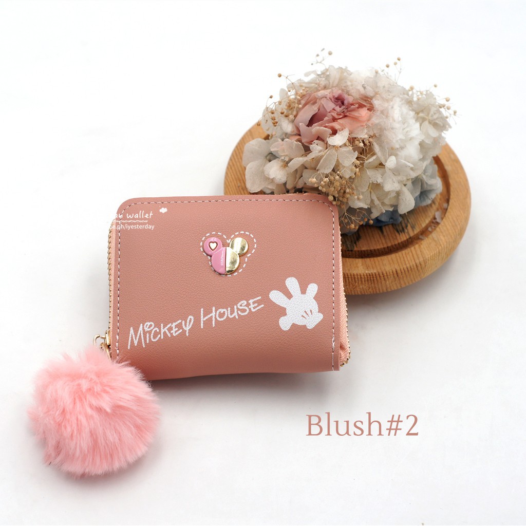 (COD) DOMPET WANITA PLUS POM2 DOMPET KARTU DOMPET UANG KOIN WOMEN WALLET