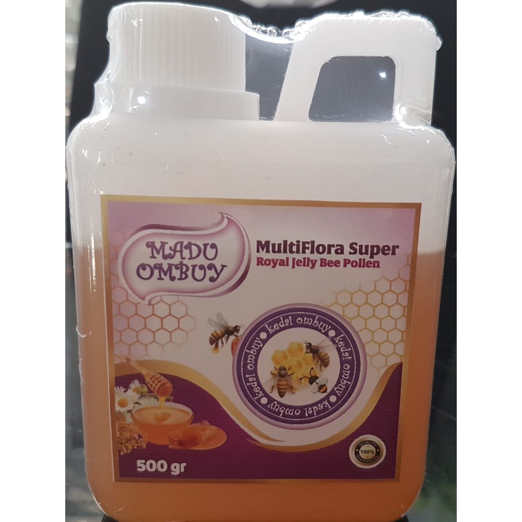 

MADU OMBUY MULTIFLORA Super Royal Jelly Bee Pollen 500gr