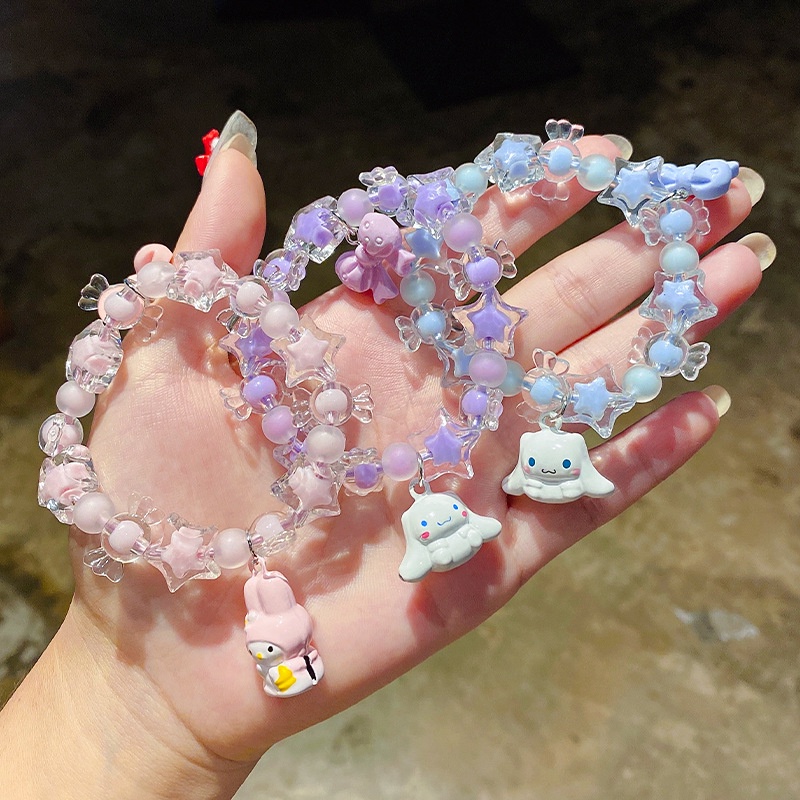 Gelang Tali Karet Desain Kartun Hello Kitty Sanrio Untuk Hiasan Kepala