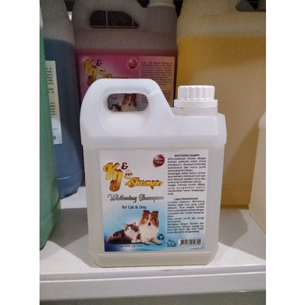 Sampo Kj Whitening 1liter Kucing Anjing