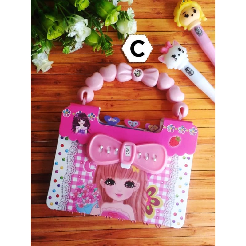 

Buku Diary Ring Kunci Password Tas Tenteng Kecil - Cherry Girl 85KXQB