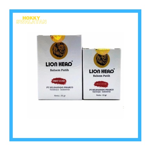 Jual Balsem Putih Cap Singa - Lion Head - Sakit Kepala, Pinggang, Pegal
