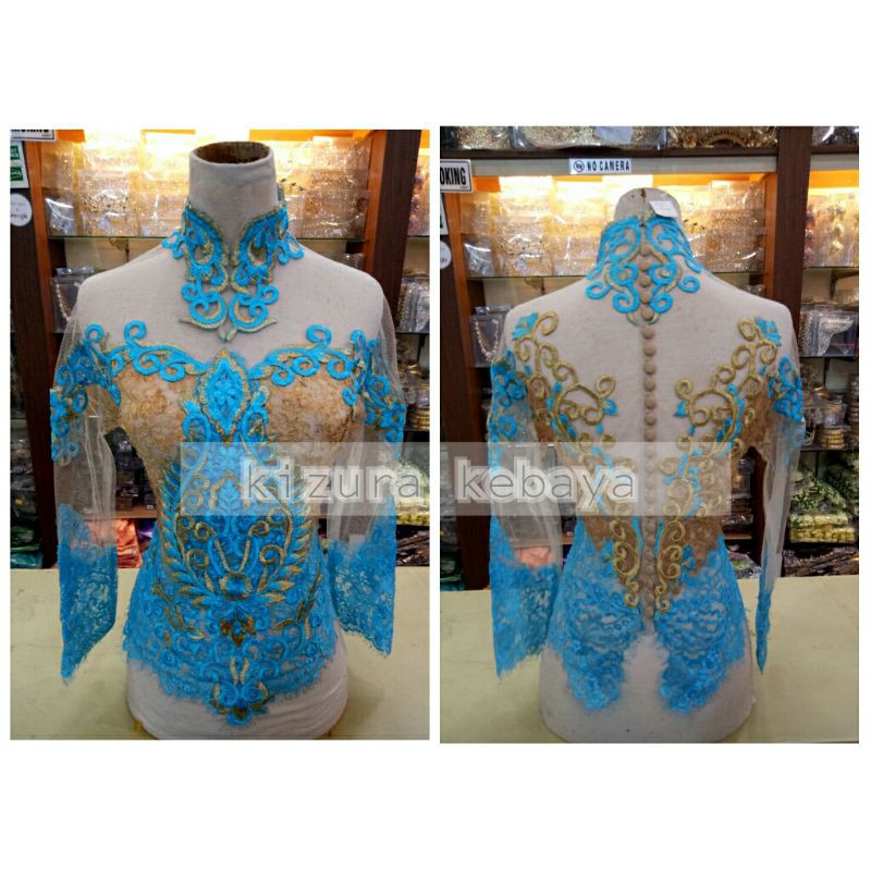 KEBAYA WISUDA PRANCISAN TANPA PAYET HALUS