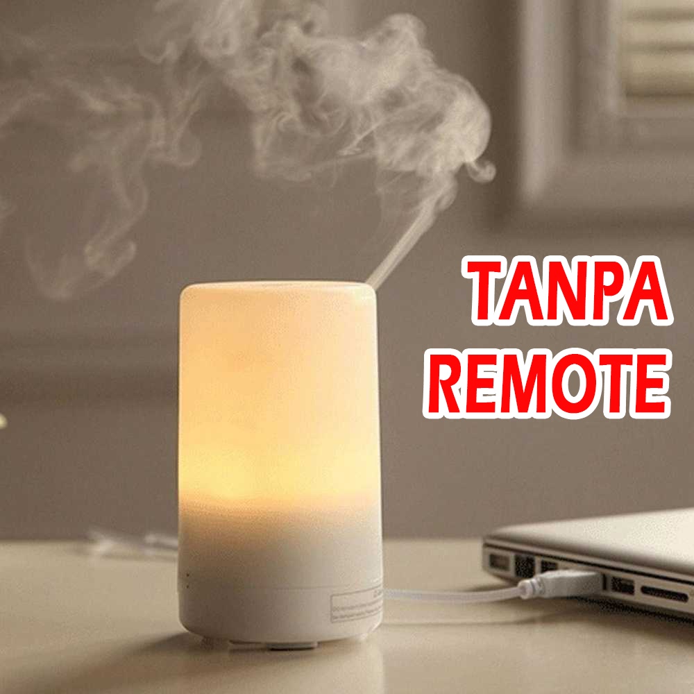 RS - Air Humidifier Diffuser Aromaterapi Alat Pengharum Ruangan Difuser Disfuser Unik Lucu RS-H4 Humdifier Purifier Difusser Defuser Humidifer Humadifier Humudifier Dispuser Humifider Portable Mobil Car Uap Hiasan Kamar Lampu LED Free Gratis Oil-125ml no remot + 6pc