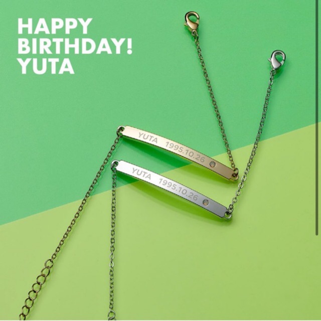 Sm Official Nct Yuta Birthday Bracelet Shopee Indonesia