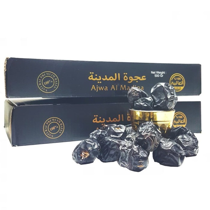 

Kurma AJWA 1KG Kurma Nabi Madinah Premium Import Azwa Haji Umroh