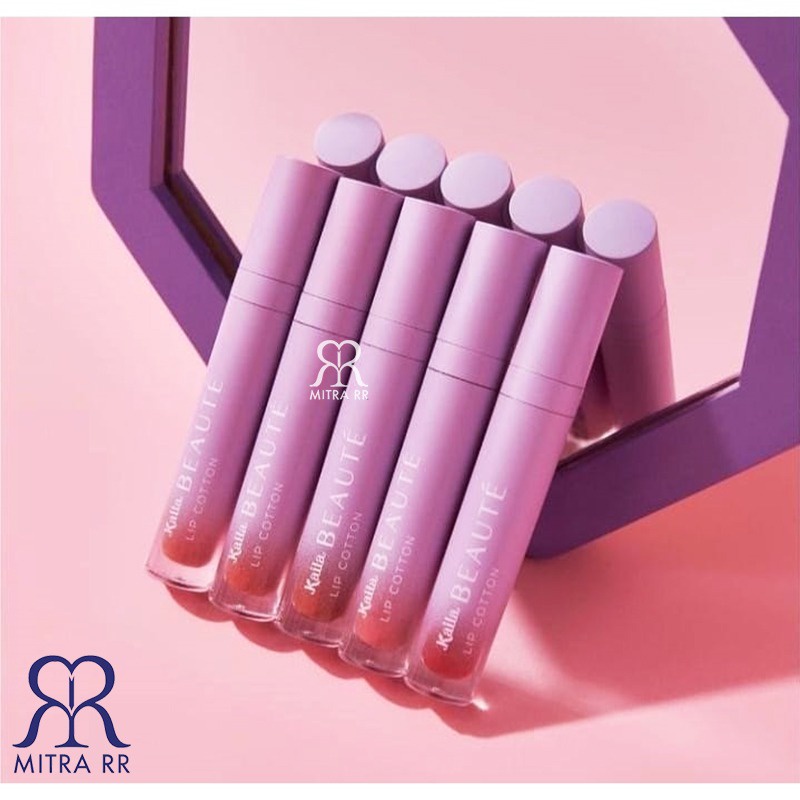 Kaila Beaute Lip Cotton | Lip Cream Matte Tahan Lama Transferproof Lipstick