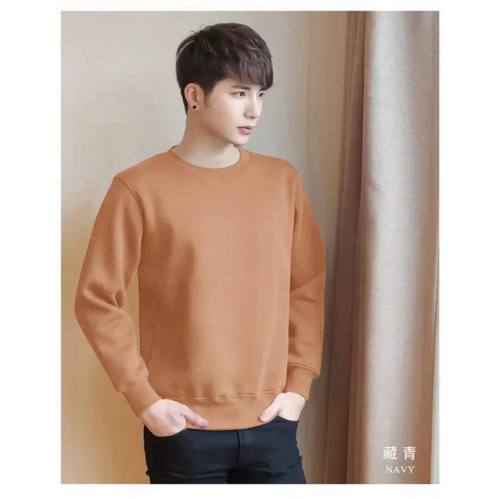 9SEVEN-BAJU  SWEATER POLOS | BAJU JUMPER | KAOS LENGAN PANJANG POLOS KEKINIAN