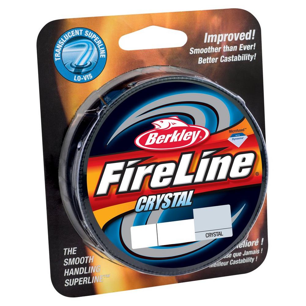 Berkley FireLine Crystal Translucent Superline 125yd Warna Crystal - Senar Pancing PE Braid technolo