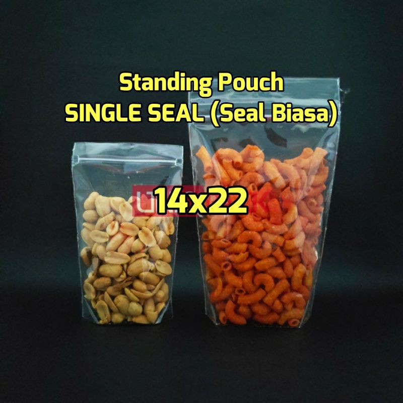 Jual Plastik Standing Pouch X Cm Single Seal Biasa Pcs Shopee Indonesia