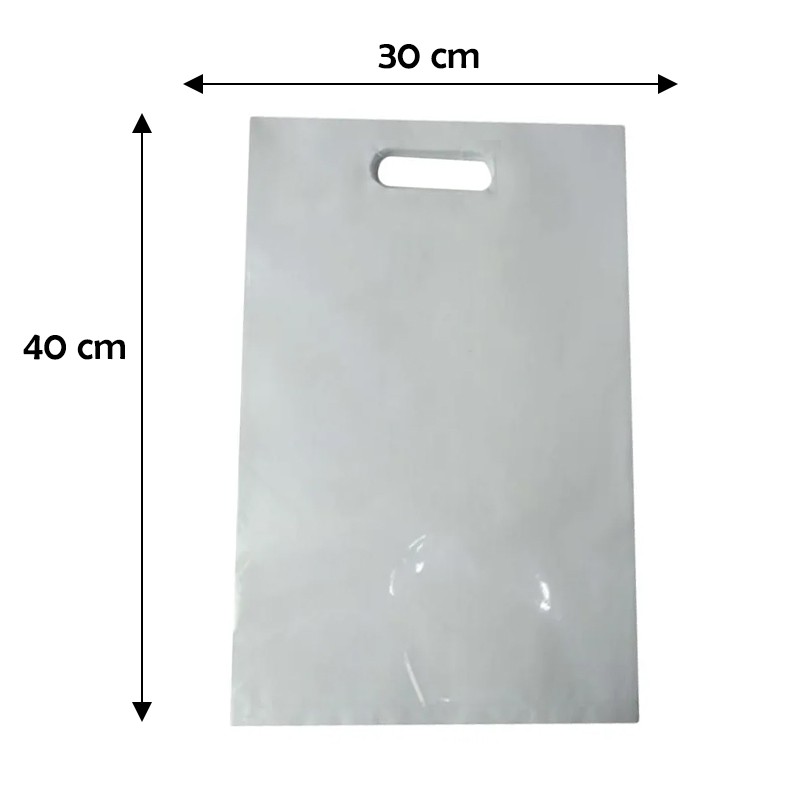 Plastik Plong Super Besar Polos, Plastik Polos Olshop ukuran 30x40