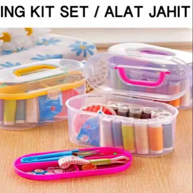 New PAKET  SUPERRR JUMBO Mesin Jahit Mini Portable FREE LAMPU+Meja JUMBO+Sewing Kit Jumbo  +Jarum