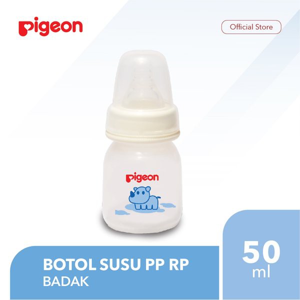 BOTOL PP RP 50ML BADAK WITH NIPPLE PIGEON PR010322