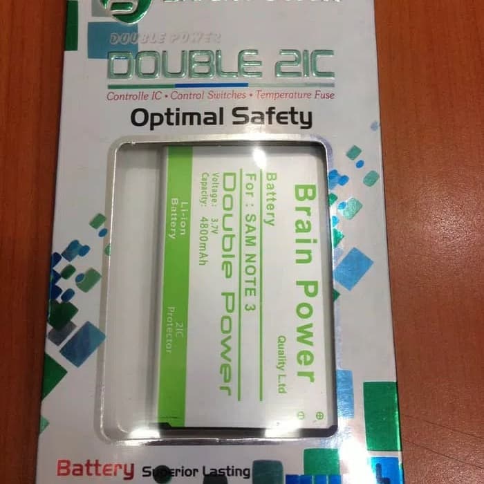 Battery Batere Batre Baterai Brain Power Samsung Galaxy Note 3 Note3 N9000 B800BC