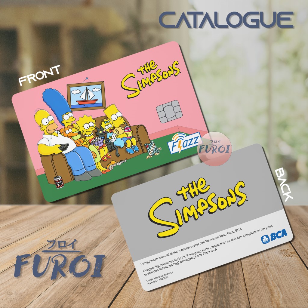 Custom Flazz BCA | Custom Emoney Mandiri | The Simpsons Seat