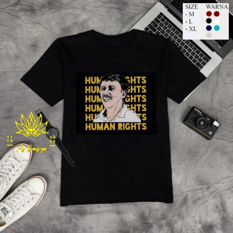 kaos Munir/t-shirt Munir/Kaos menolak lupa/T-shirt menolak lupa/Kaos September hitam/T-shirt setembe