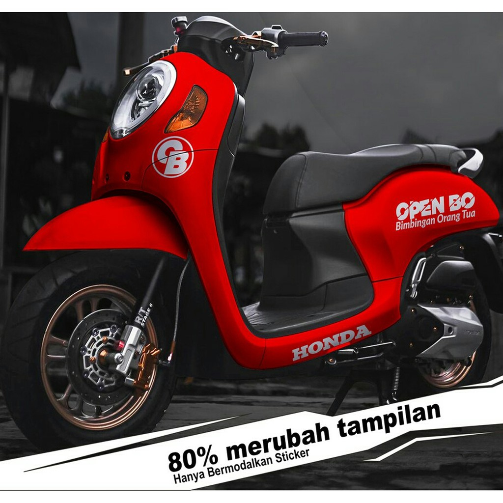 Sticker cutting Viral Scoopy/Matic/Vespa Open BO
