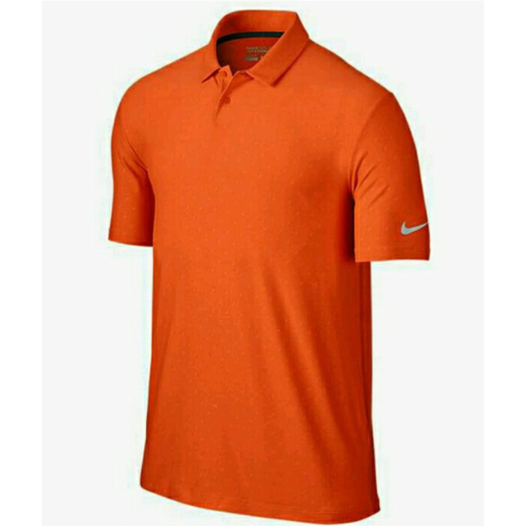 Promo kaos kerah polo shirt orange nike Diskon
