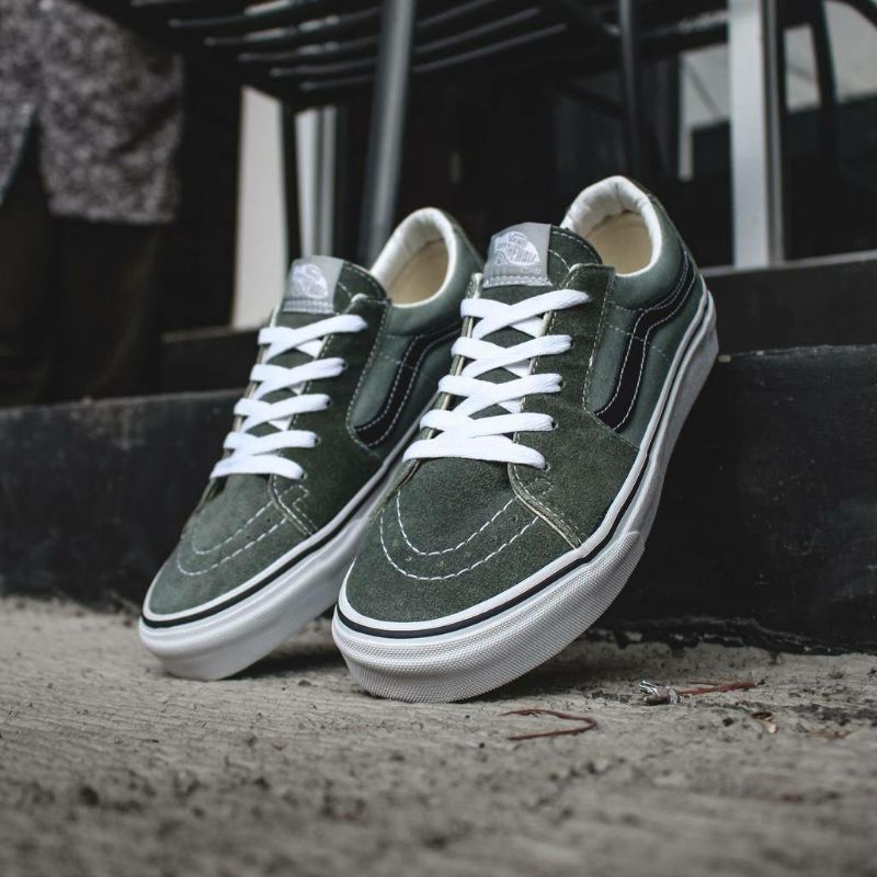VANS SK8 LOW JUNGLE GREEN BLACK