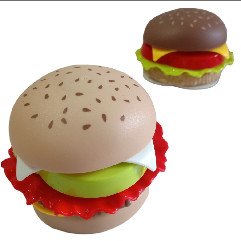 MAINAN HAMBURER / MAINAN MAKANAN BURGER / MAINAN MASAK MASAKAN BURGE KING / MAINAN ANAK ROTI BURGER