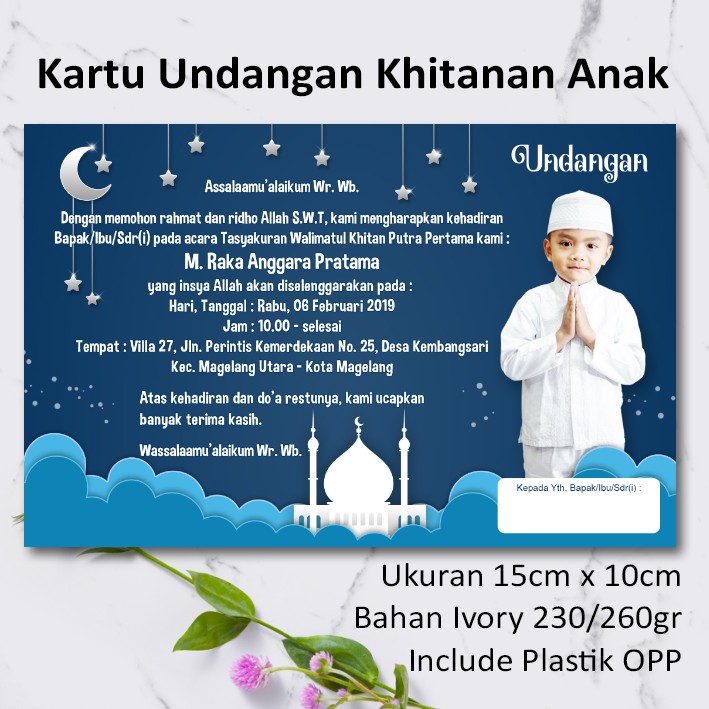 1060+ Contoh Undangan Khitanan Islami Gratis Terbaru