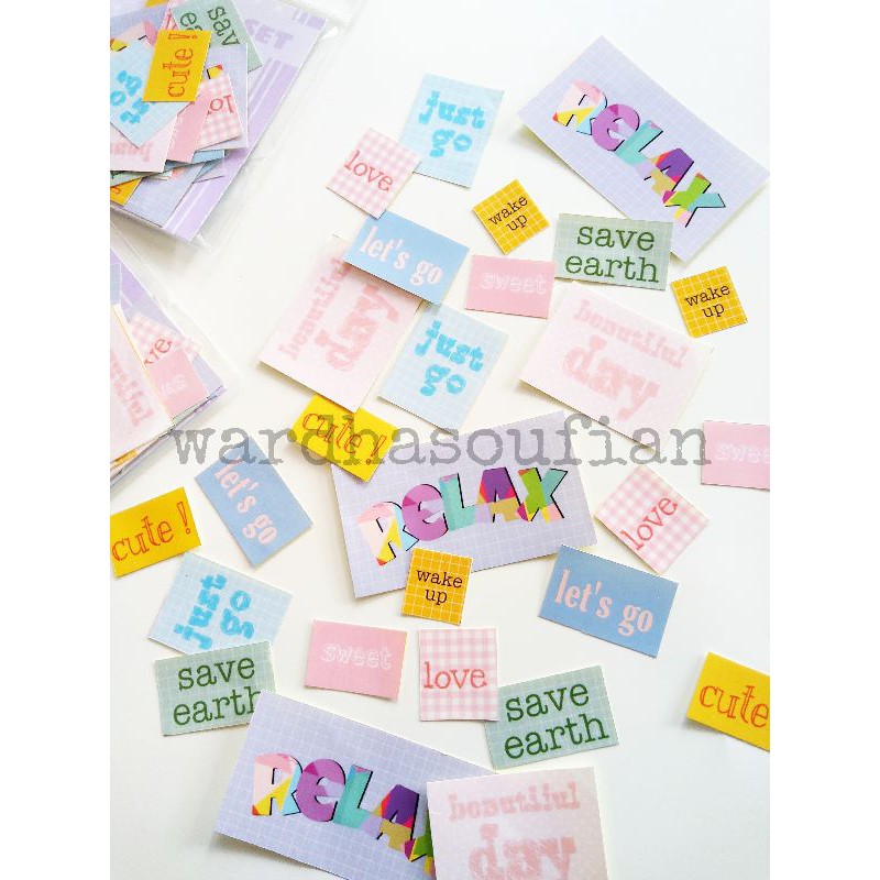 

27pc stiker / stiker Deco / stiker scrabook / stiker set