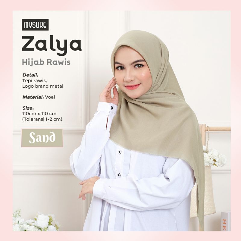 HIJAB SEGIEMPAT ZALYA HIJABRAWIS || MYSURE