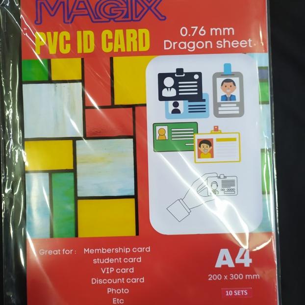 

☛ Pvc Id Card Eceran isi 10 Lembar ✲