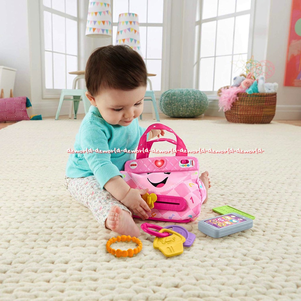 Fisher Price My smart Purse Mainan Tas Hp Untuk Bayi Balita