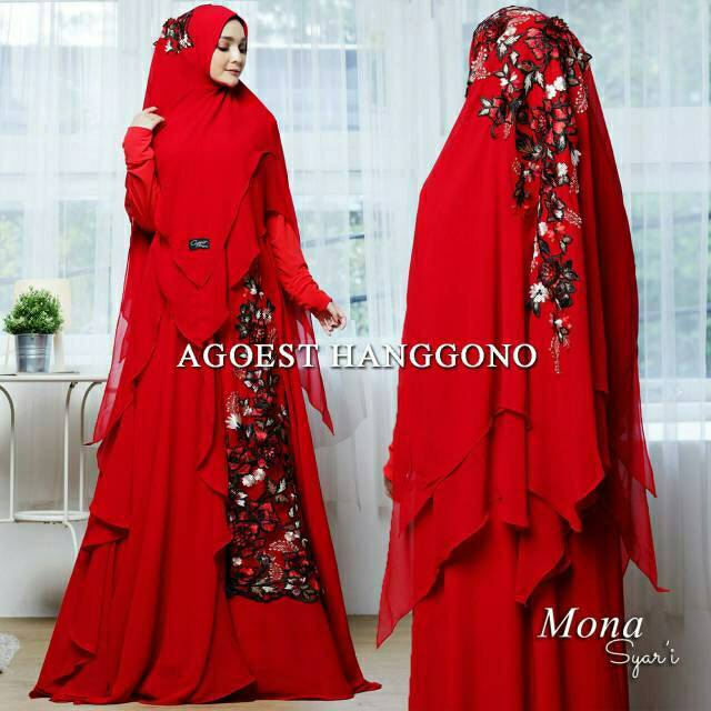 Siap kirim Gamis Ori Mona Syari By Agoest Hanggono