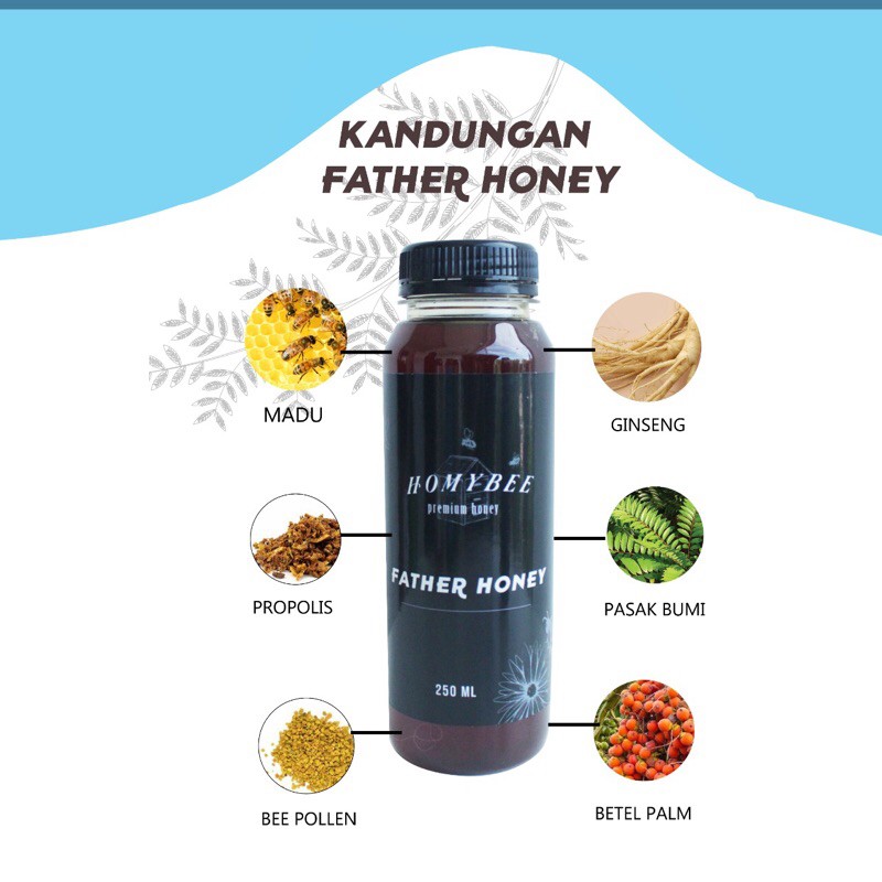 

HomyBee Premium Honey Father Honey 250ml