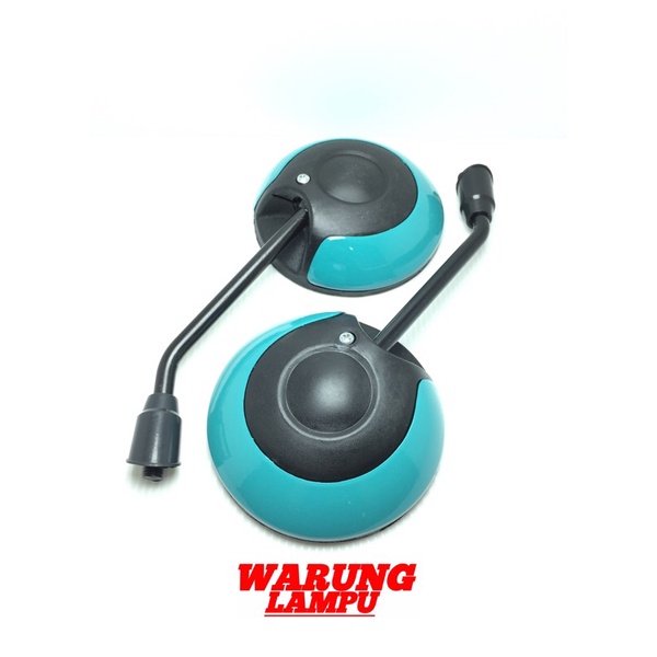 Spion Motor Fazzio Scoopy Fino Yamaha Honda Model Bulat Tangkai Panjang