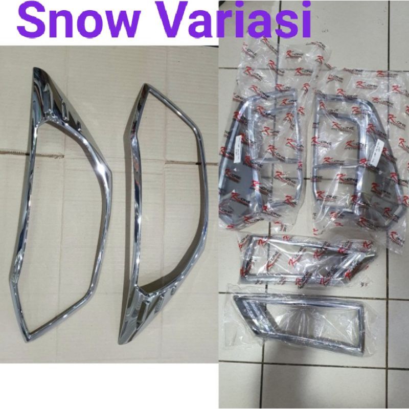 Paket garnish lampu chromeCalya / Sigra lama