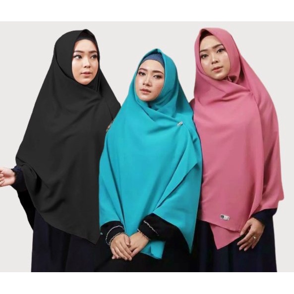 TERLARIS SEGI EMPAT JUMBO POLOS / JILBAB SEGI 4 WOLFIS 130x130cm