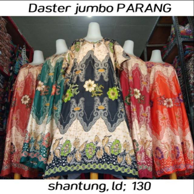 Grosir Daster Pekalongan size jumbo motif parang fashion wanita termurah