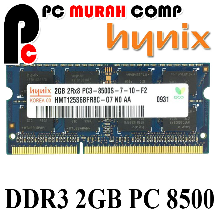 RAM LAPTOP DDR3 2GB PC 8500