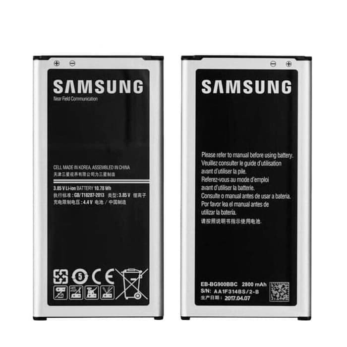 Baterai Original SAMSUNG Galaxy S5 I9600 G900F EB-BG900BBE