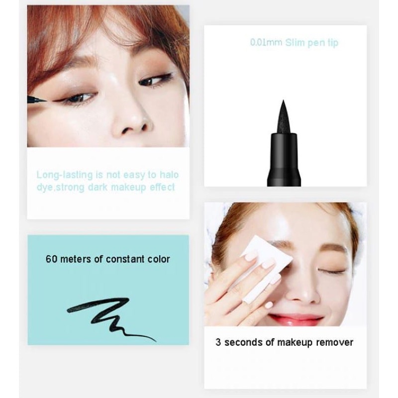 Eyeliner spidol kosmetik / makeup stereo anti air tahan keringat