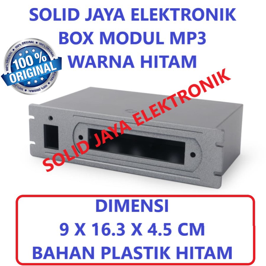 BOX MODUL MP3 MP5 KIT MODULE MP3 PLAYER BOX PLASTIK HITAM TANPA AKSESORIES