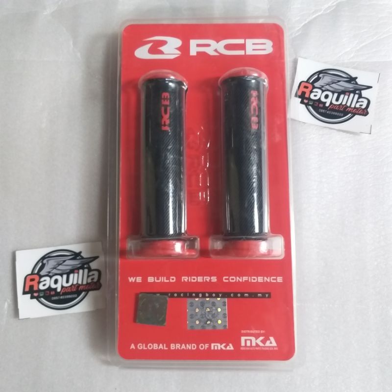 HAND HANDLE GRIP FAT HANDGRIP HANDFAT HANFAT MOTOR RCB HG55 MERAH HITAM