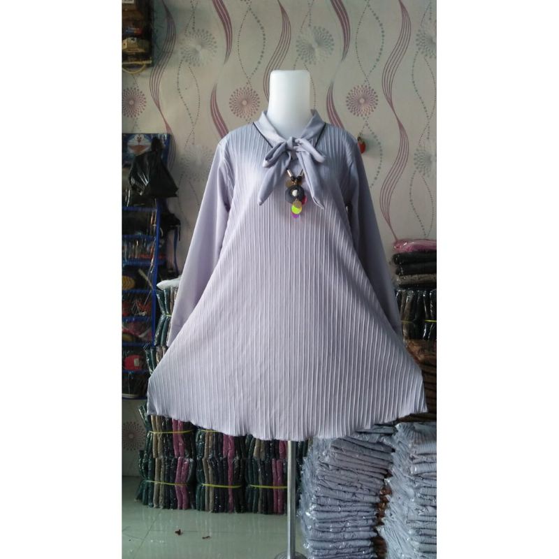 Tunik Plisket Wanita / Atasan Wanita / Tunik / Tunik Plisket / Tunik Wanita / Tunik Cantik / Atasan Tunik Plisket