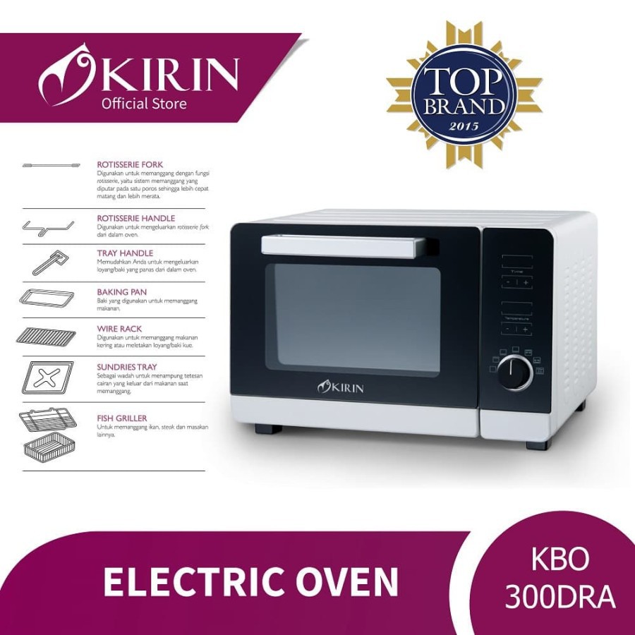 Oven Listrik KBO 300DRA Oven Digital Kapasitas 30L Low Watt