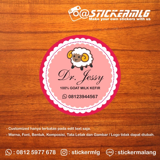 

Sticker Label Produk 033