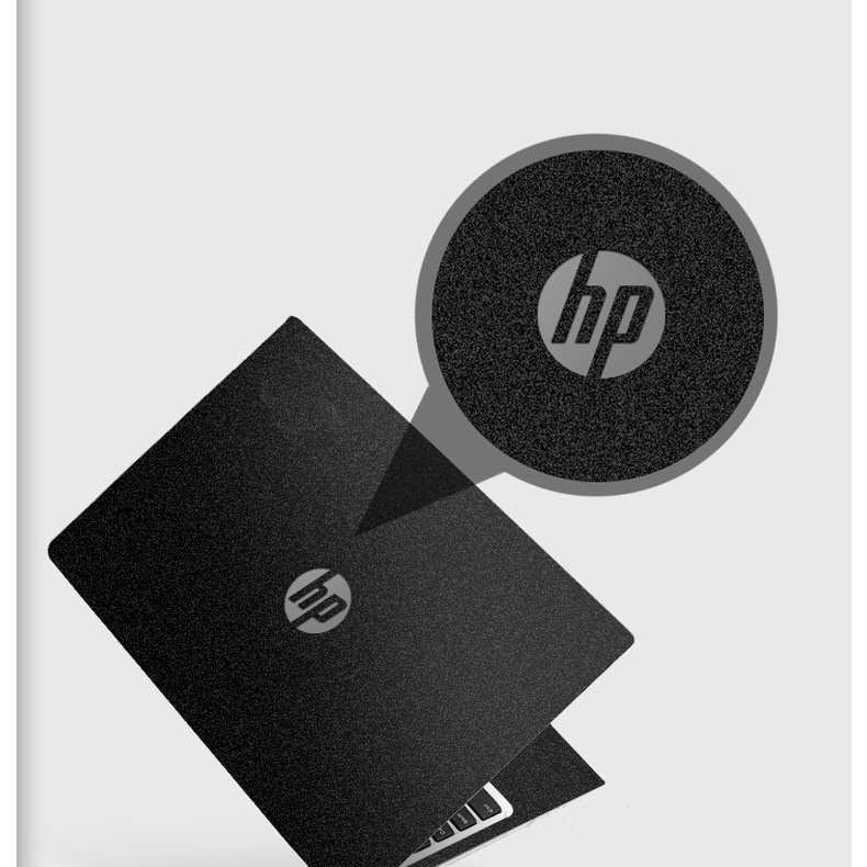 Stiker Laptop HP Matte silver Hitam Samping Kulit14 ''15.6'' 13 ''Inch Case HP Pavilion x360 13-u ProBook 445R G6 445 G6 ProBook 440 G6 440 G9 film Pelindung